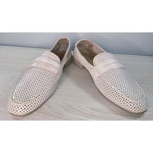 Pikolinos Perforated Leather Loafers Womens EU 39 US 8.5 Beige Slip On Comfort